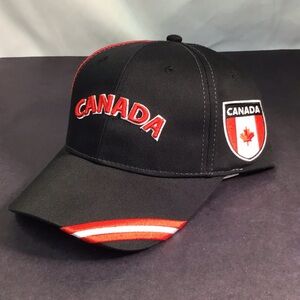 Like NEW trucker hat ball cap tophat hockey Canada flag hat Team Canada